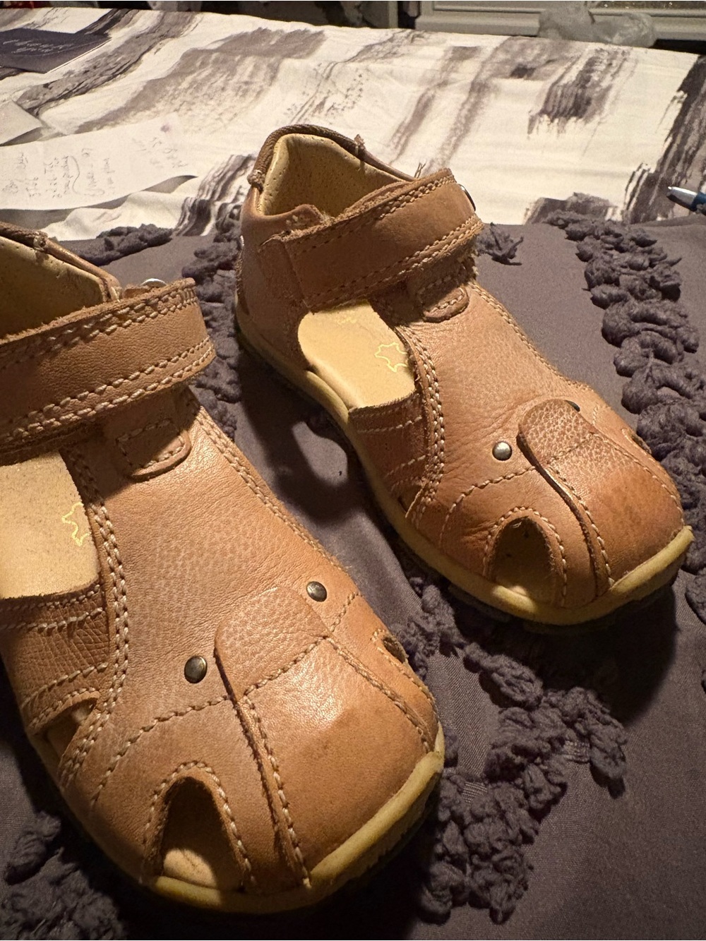 Primigi boys beige closed toe sandal Ec 26